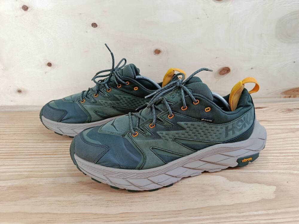 Hoka One One Anacapa Low GTX Gore-Tex Vibram Hiking Shoes Men's Size 12 D Thyme